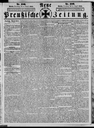 Neue preußische Zeitung vom 12.08.1862