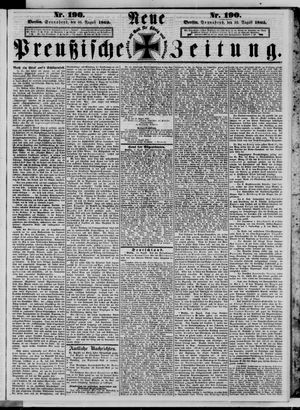 Neue preußische Zeitung vom 16.08.1862