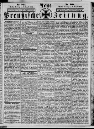 Neue preußische Zeitung vom 29.08.1862