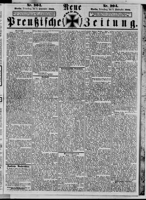 Neue preußische Zeitung vom 02.09.1862