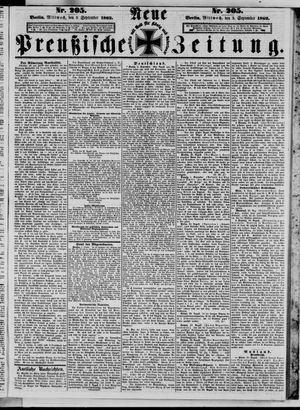 Neue preußische Zeitung vom 03.09.1862