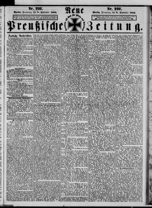 Neue preußische Zeitung vom 28.09.1862