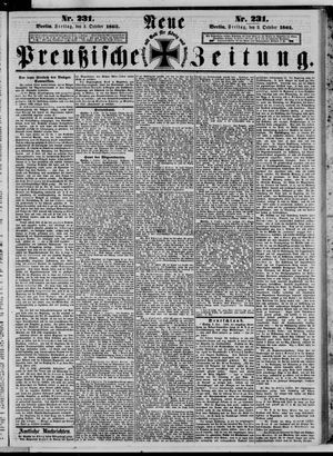 Neue preußische Zeitung vom 03.10.1862