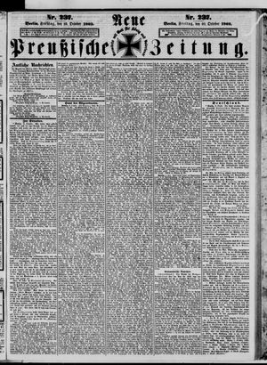 Neue preußische Zeitung on Oct 10, 1862