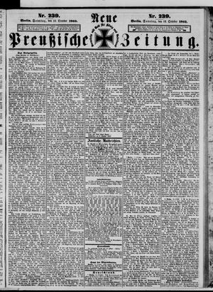 Neue preußische Zeitung vom 12.10.1862