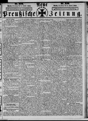 Neue preußische Zeitung vom 21.10.1862