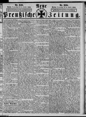 Neue preußische Zeitung vom 23.10.1862