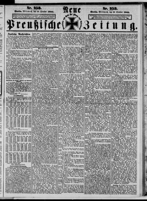 Neue preußische Zeitung vom 29.10.1862