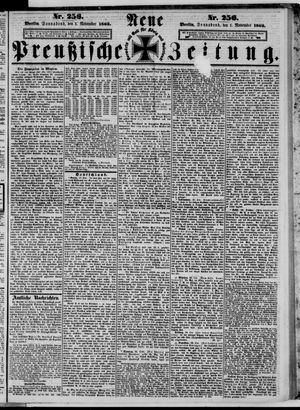 Neue preußische Zeitung vom 01.11.1862