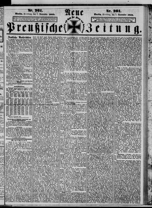 Neue preußische Zeitung vom 07.11.1862