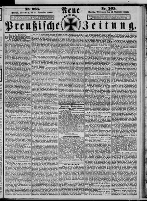 Neue preußische Zeitung vom 12.11.1862
