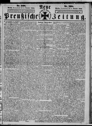 Neue preußische Zeitung vom 15.11.1862