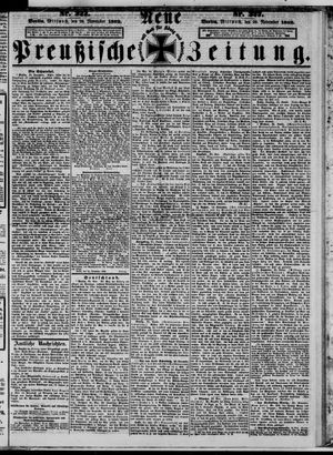 Neue preußische Zeitung vom 26.11.1862