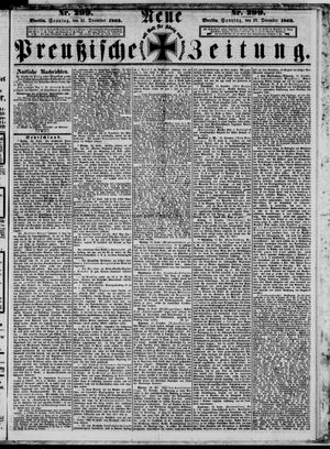 Neue preußische Zeitung vom 21.12.1862