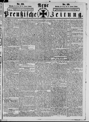 Neue preußische Zeitung vom 16.01.1863