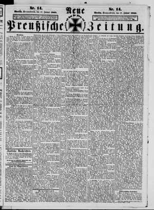 Neue preußische Zeitung vom 17.01.1863