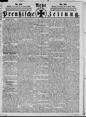 Neue preußische Zeitung vom 29.01.1863