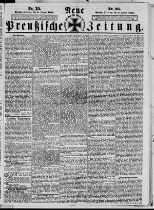 Neue preußische Zeitung vom 30.01.1863