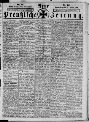 Neue preußische Zeitung on Feb 1, 1863