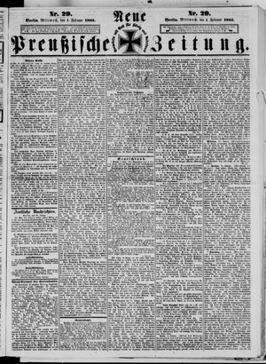Neue preußische Zeitung vom 04.02.1863