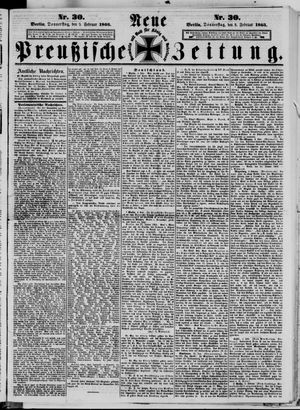 Neue preußische Zeitung vom 05.02.1863