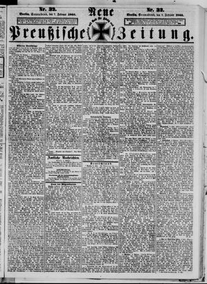 Neue preußische Zeitung vom 07.02.1863