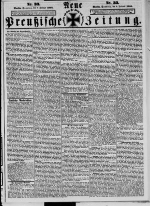 Neue preußische Zeitung vom 08.02.1863