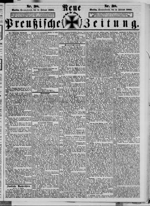 Neue preußische Zeitung vom 14.02.1863