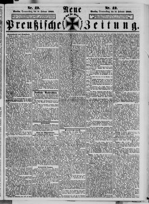 Neue preußische Zeitung vom 19.02.1863