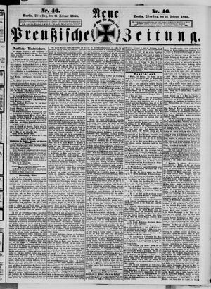 Neue preußische Zeitung vom 24.02.1863