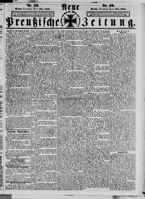 Neue preußische Zeitung vom 03.03.1863