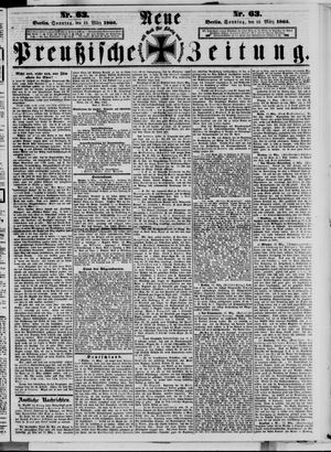 Neue preußische Zeitung vom 15.03.1863