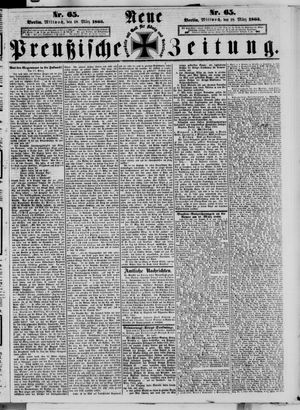 Neue preußische Zeitung vom 18.03.1863