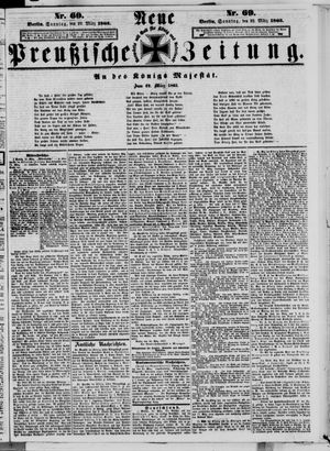 Neue preußische Zeitung vom 22.03.1863