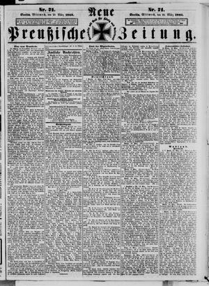 Neue preußische Zeitung vom 25.03.1863