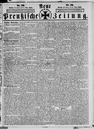 Neue preußische Zeitung vom 31.03.1863