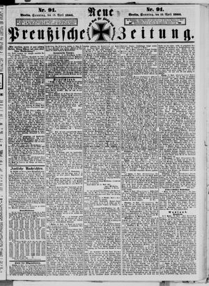 Neue preußische Zeitung vom 19.04.1863