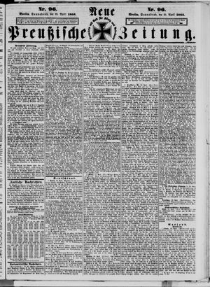 Neue preußische Zeitung vom 25.04.1863