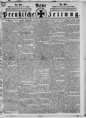 Neue preußische Zeitung vom 28.04.1863