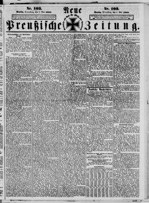 Neue preußische Zeitung vom 05.05.1863