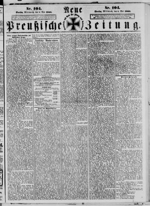 Neue preußische Zeitung vom 06.05.1863