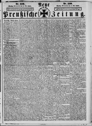 Neue preußische Zeitung vom 13.05.1863