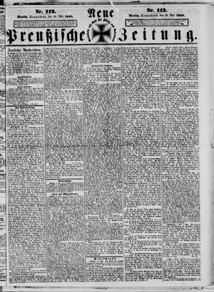 Neue preußische Zeitung on May 16, 1863