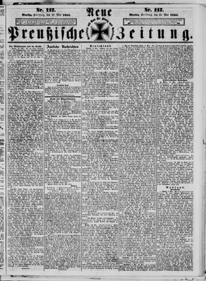 Neue preußische Zeitung vom 22.05.1863