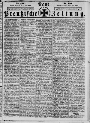 Neue preußische Zeitung vom 05.06.1863