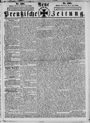 Neue preußische Zeitung vom 17.06.1863