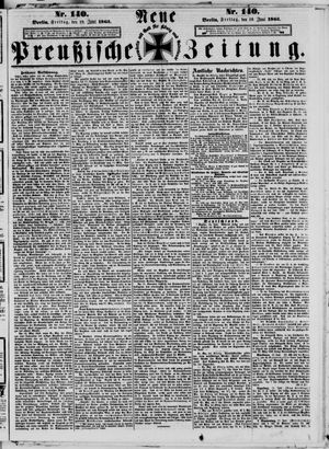 Neue preußische Zeitung vom 19.06.1863
