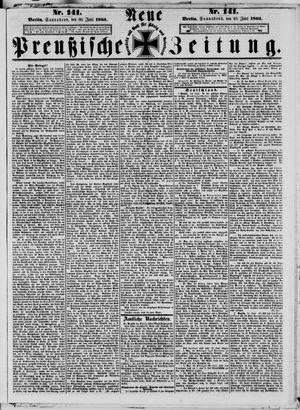 Neue preußische Zeitung vom 20.06.1863