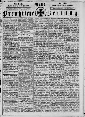 Neue preußische Zeitung vom 23.06.1863