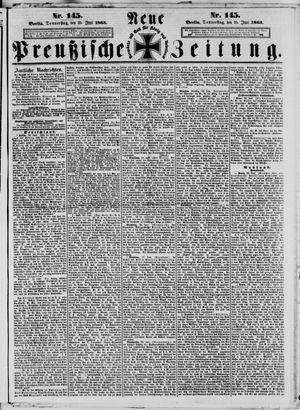 Neue preußische Zeitung vom 25.06.1863
